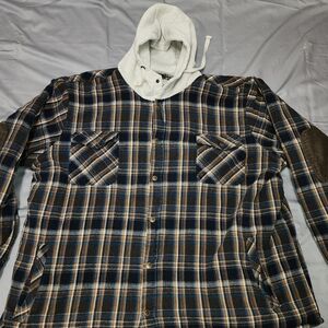 Legendary Whitetails Flannel Sherpa Lined Hooded Jacket Mens Outdoor plaid 5XL